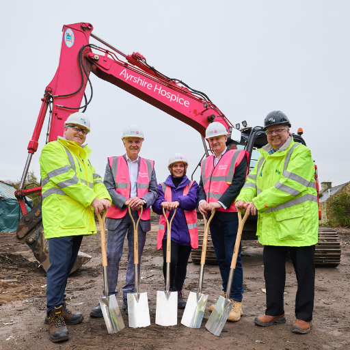 Featured Image for Breaking ground on new build Ayrshire Hospice