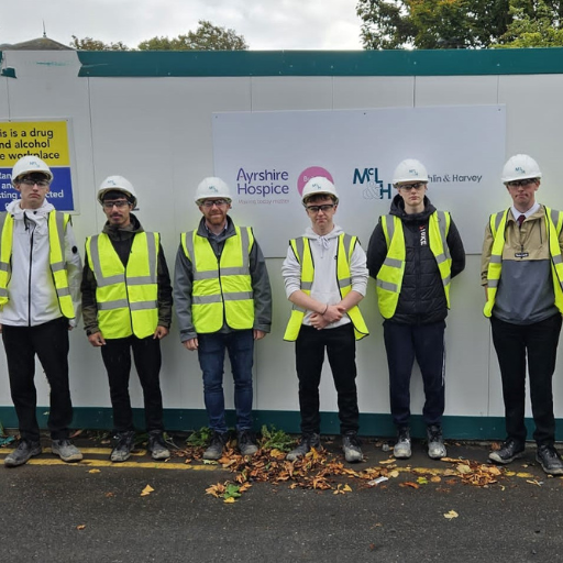 Featured Image for Civil engineering students visit Ayrshire Hospice