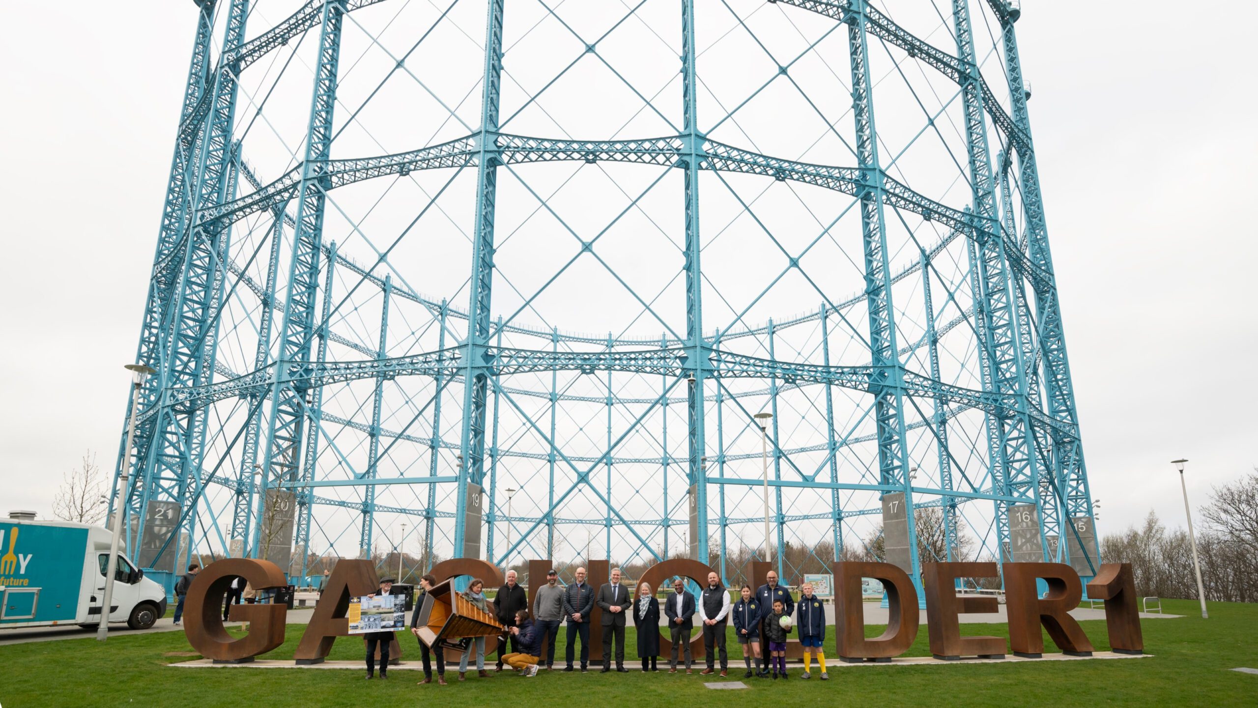 Featured Image for New park opens within former gasholder in Granton as part of major regeneration