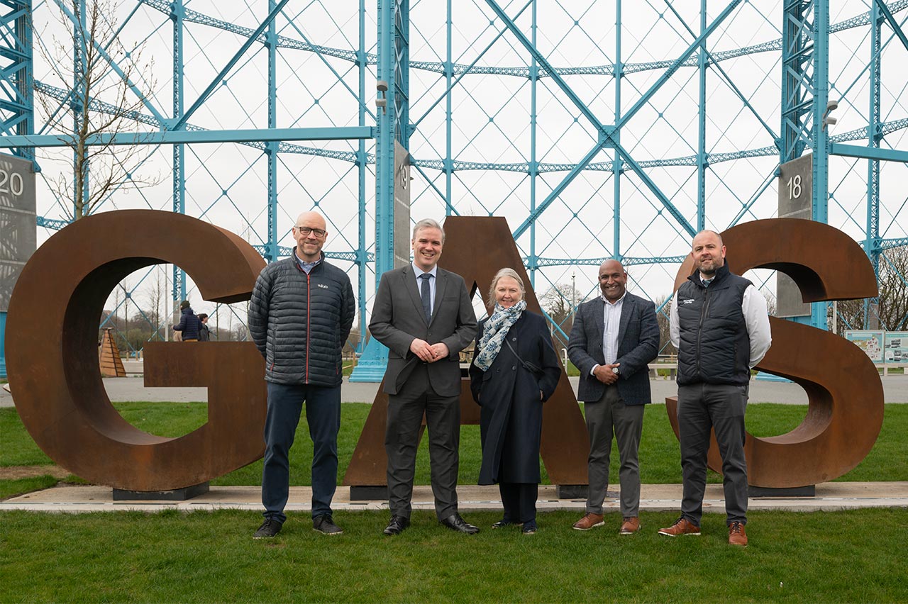 Featured Image for New park opens within former gasholder in Granton as part of major regeneration