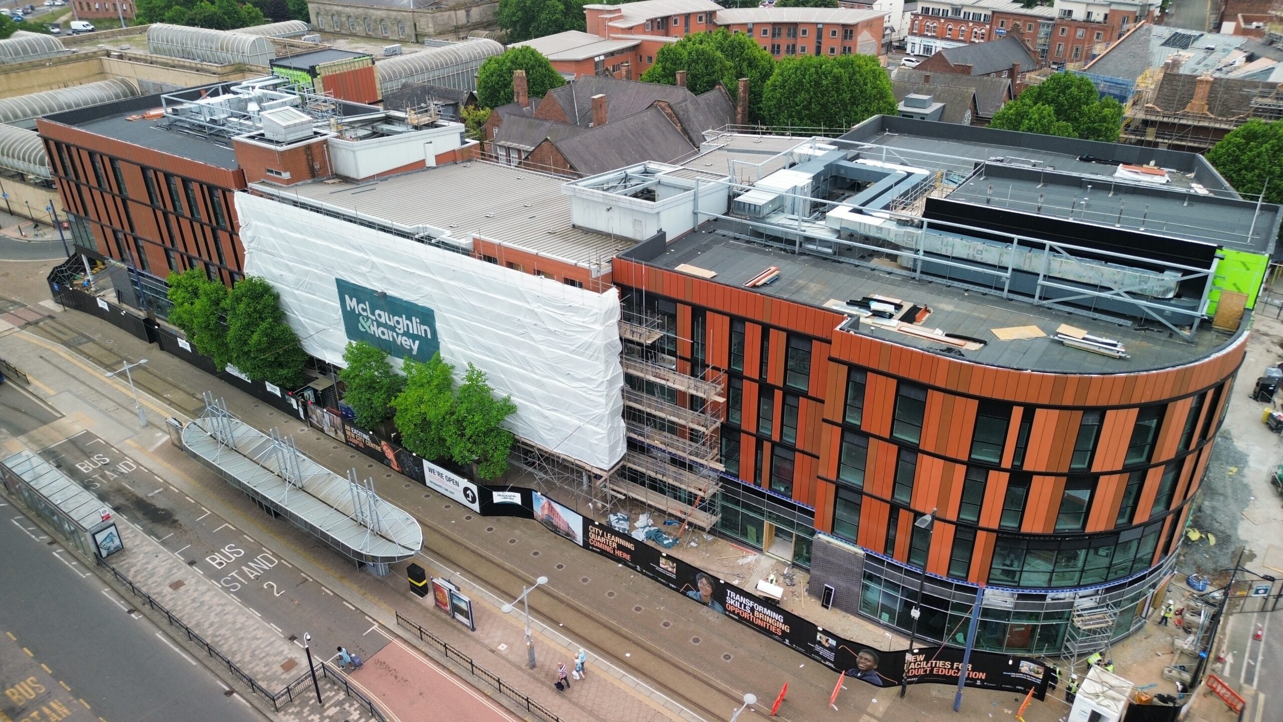 Featured Image for Wraps coming off new Wolverhampton City Learning Quarter college campus