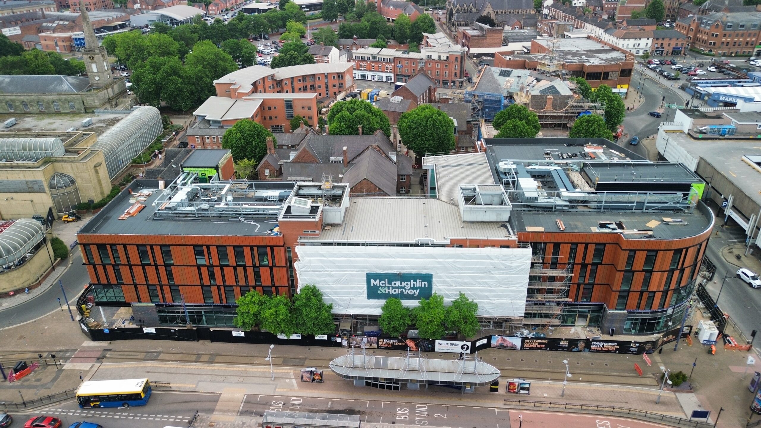 Featured Image for Wraps coming off new Wolverhampton City Learning Quarter college campus