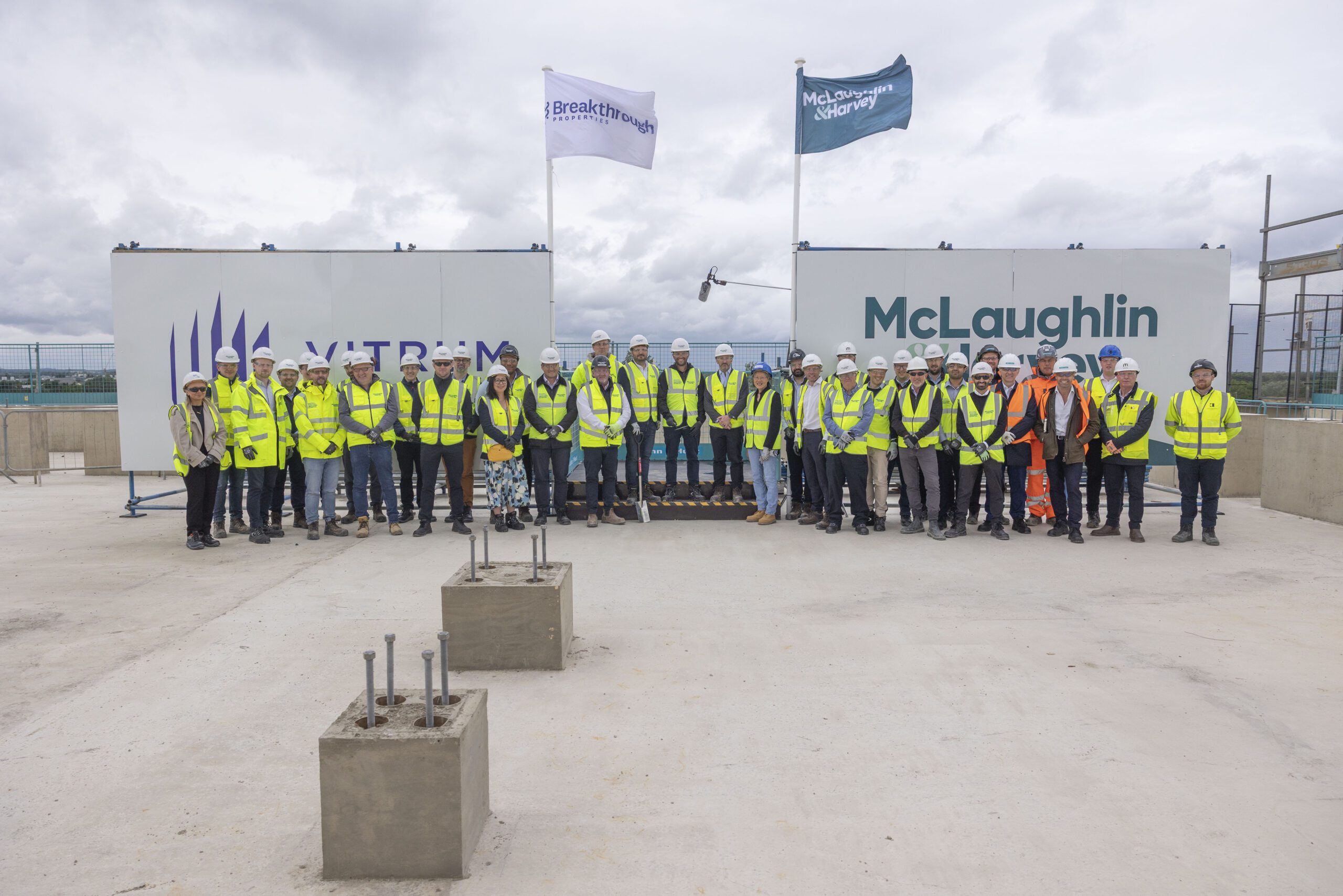 Featured Image for McLaughlin & Harvey marks structural completion for Breakthrough Properties