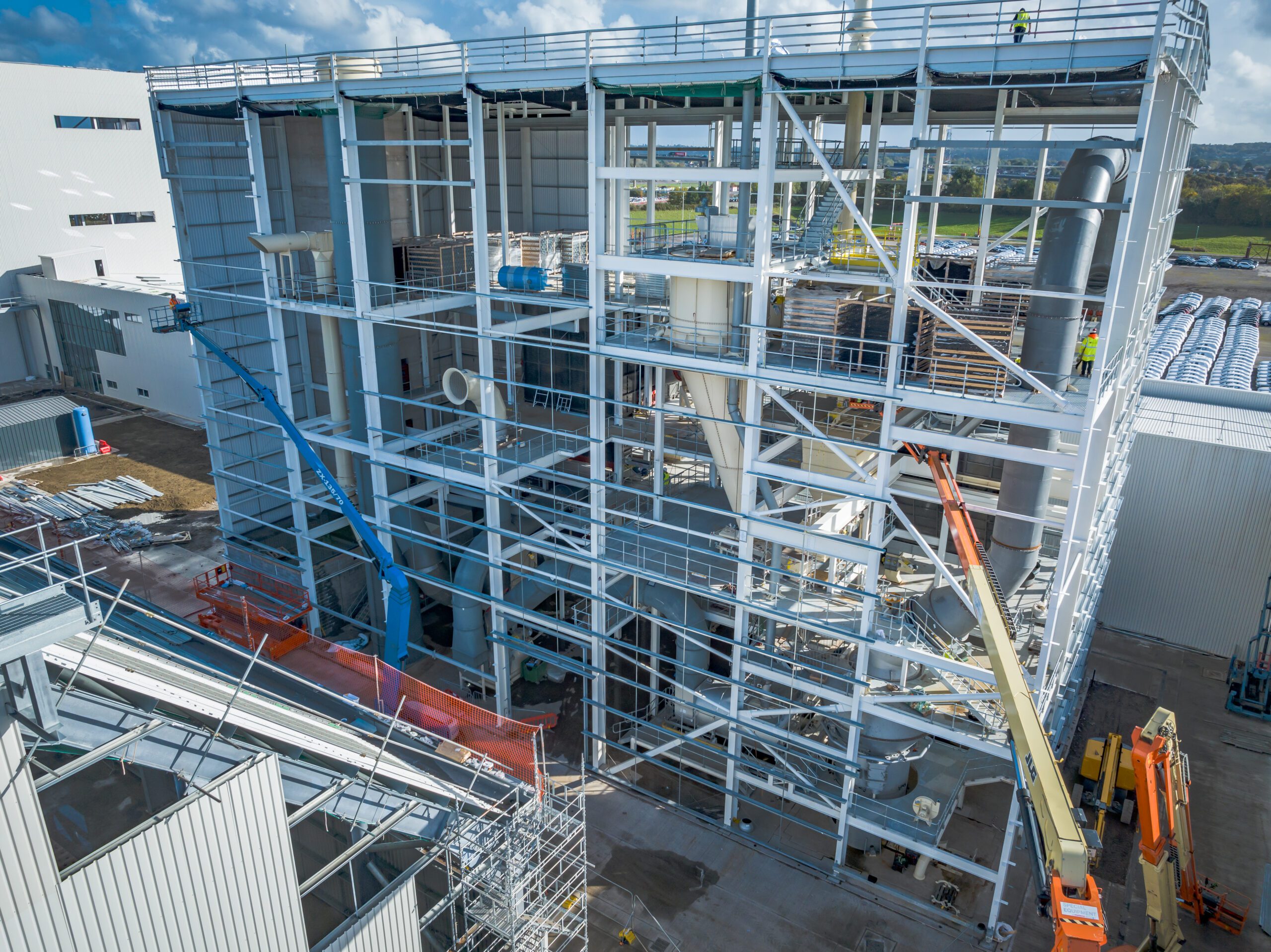 Featured Image for Construction and supply chain collaboration delivers complex installation for Etex  