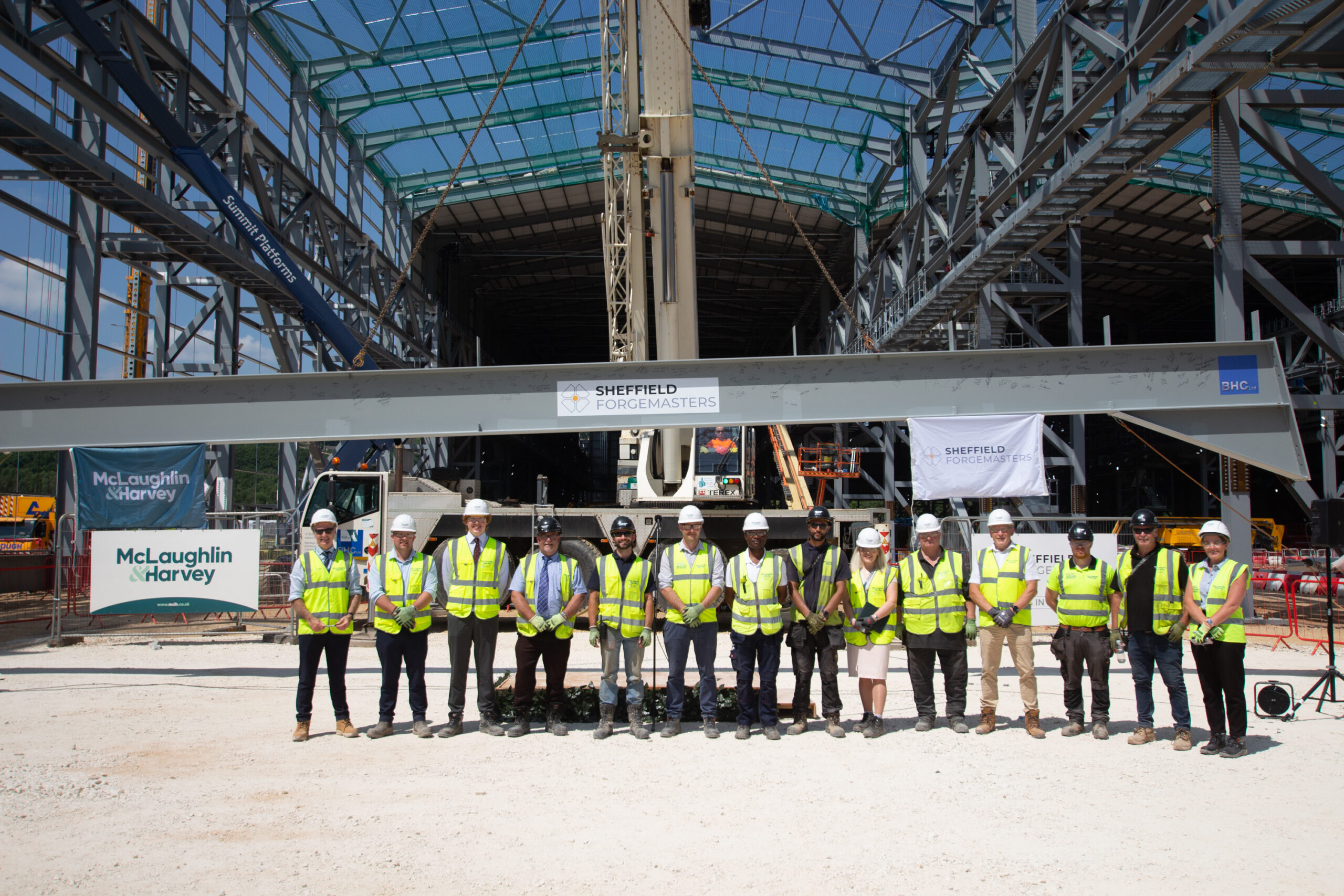 Featured Image for Sheffield Forgemasters’ New Machine Shop Tops Out