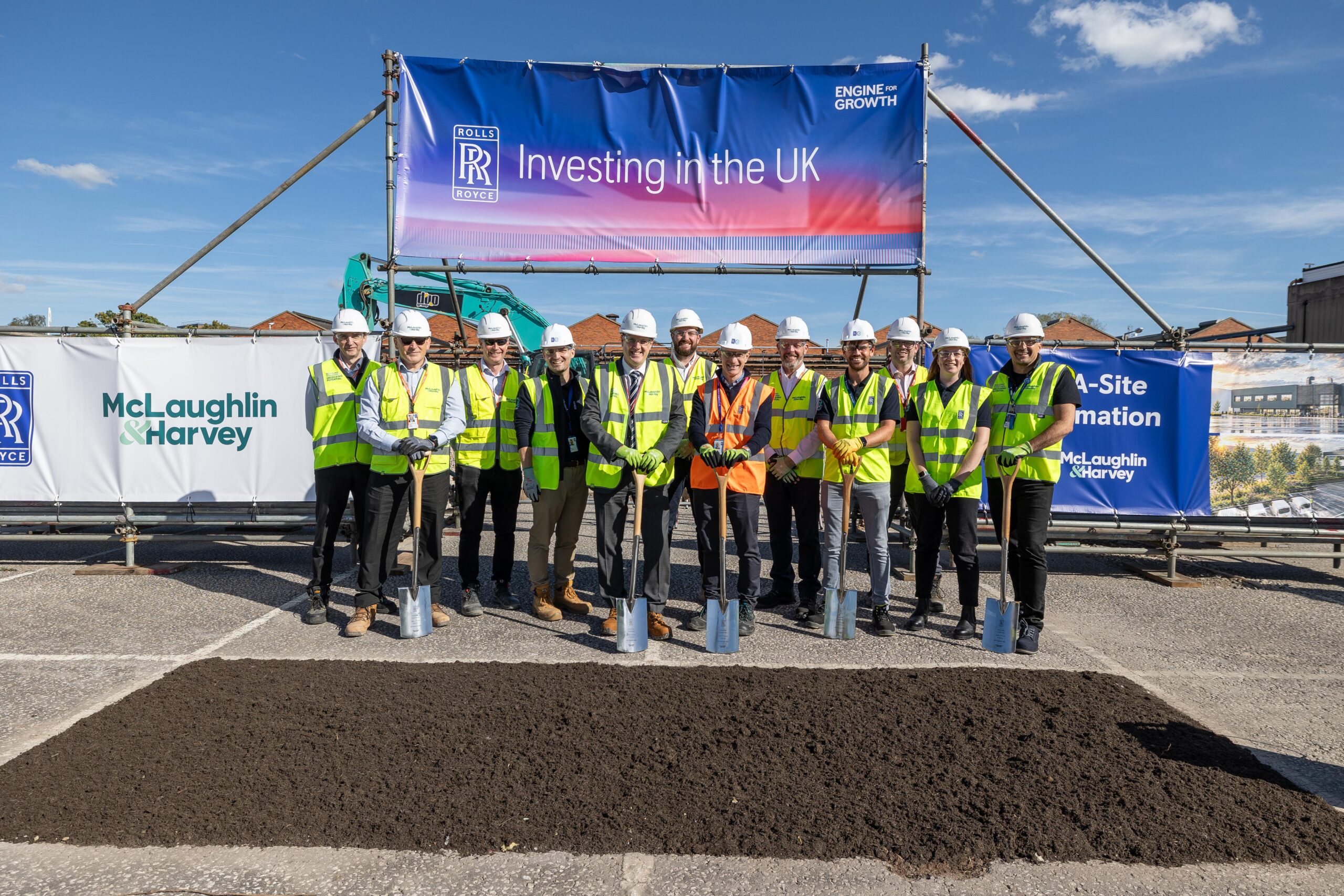 Featured Image for A groundbreaking ceremony for Rolls-Royce Derby’s manufacturing facility